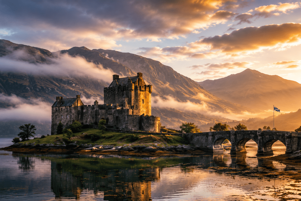 Dramatic Scottish Highlands landscape for a luxury Scotland journey