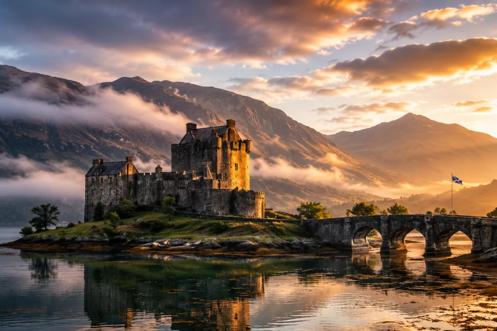 Dramatic Scottish Highlands landscape for a luxury Scotland journey
