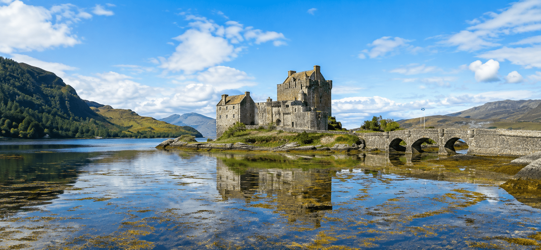 Eilean Donan Castle in the Scottish Highlands